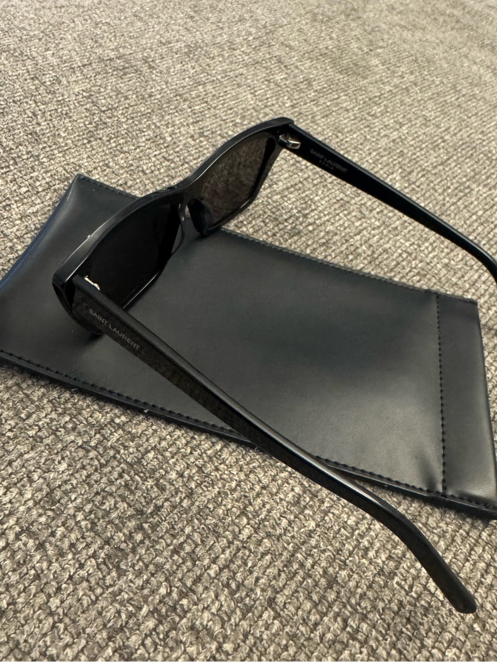 Saint Laurent SL 276 Mica | Black Cat-Eye Sunglasses - Picture 4 of 5